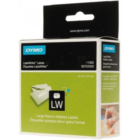 Dymo Etiquetas LabelWriter 25x54mm Blanco (500 unidades) Dymo Etiquetas LabelWriter 25x54mm Blanco (500 unidades)